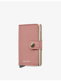 Secrid Miniwallet pebbled leather wallet with aluminium lining (British brand)