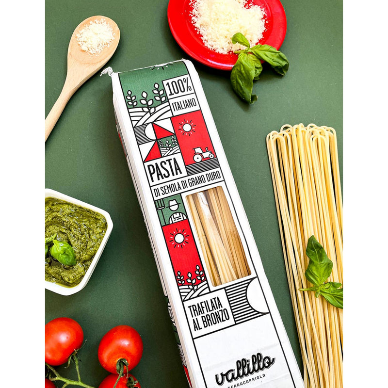 Vallillo spaghetti chitarra durum wheat pasta 500g, UK version