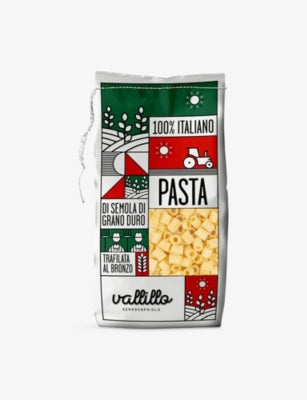 Vallillo durum wheat pasta tubetto rigato 500g, imported from the UK