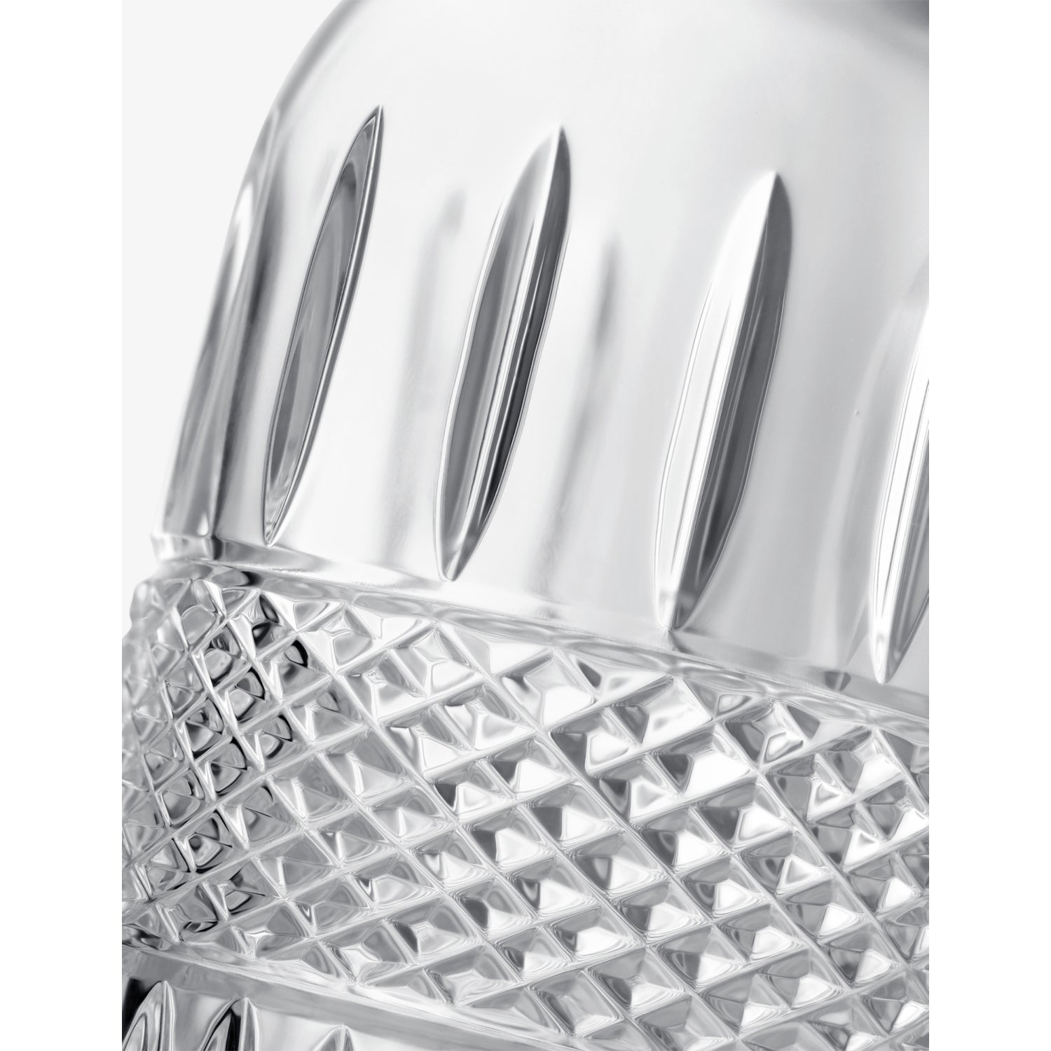 Waterford Irish Lace crystal decanter and tumbler set (British brand)