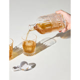 Waterford Irish Lace crystal decanter and tumbler set (British brand)