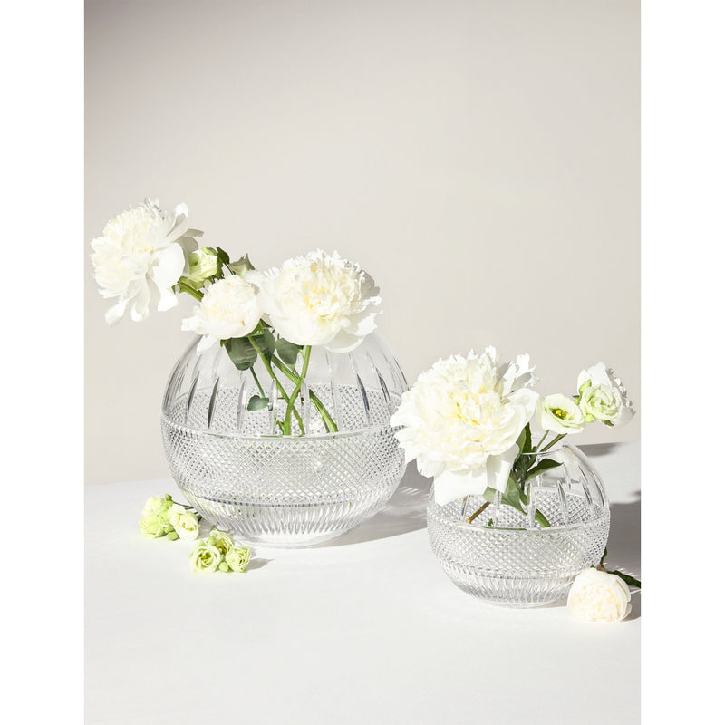Waterford crystal bowl with Irish Lace Rose pattern 30cm, UK version