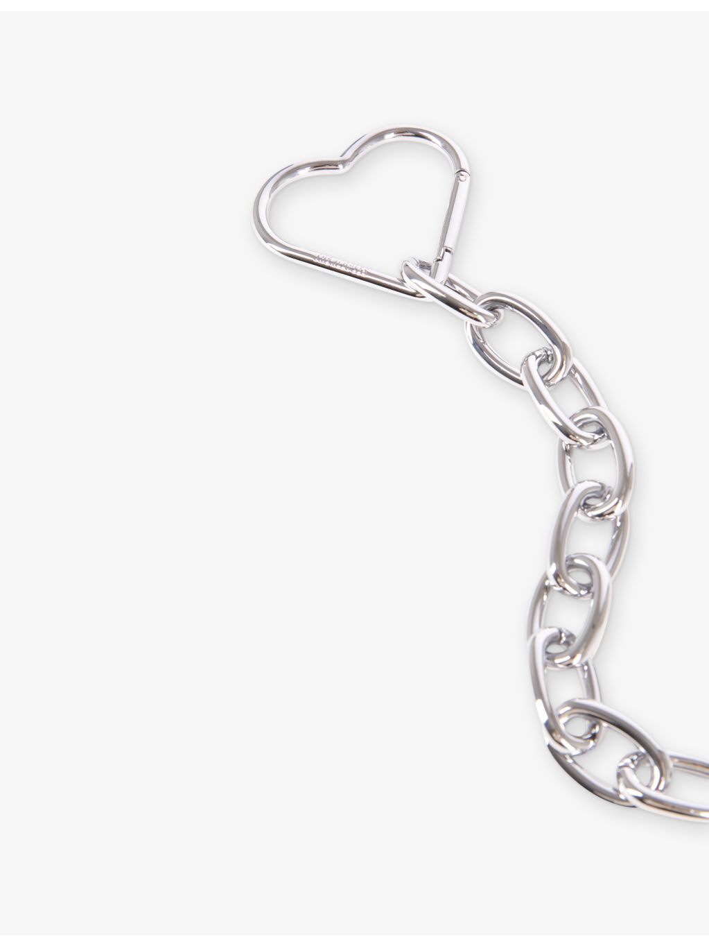 The Kooples Amelia bag charm 35cm zinc finish, UK version