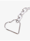 The Kooples Amelia bag charm 35cm zinc finish, UK version