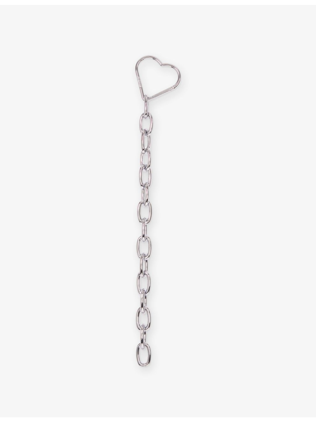 The Kooples Amelia bag charm 35cm zinc finish, UK version