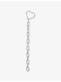 The Kooples Amelia bag charm 35cm zinc finish, UK version
