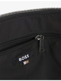 BOSS woven cross body bag with logo print - British product