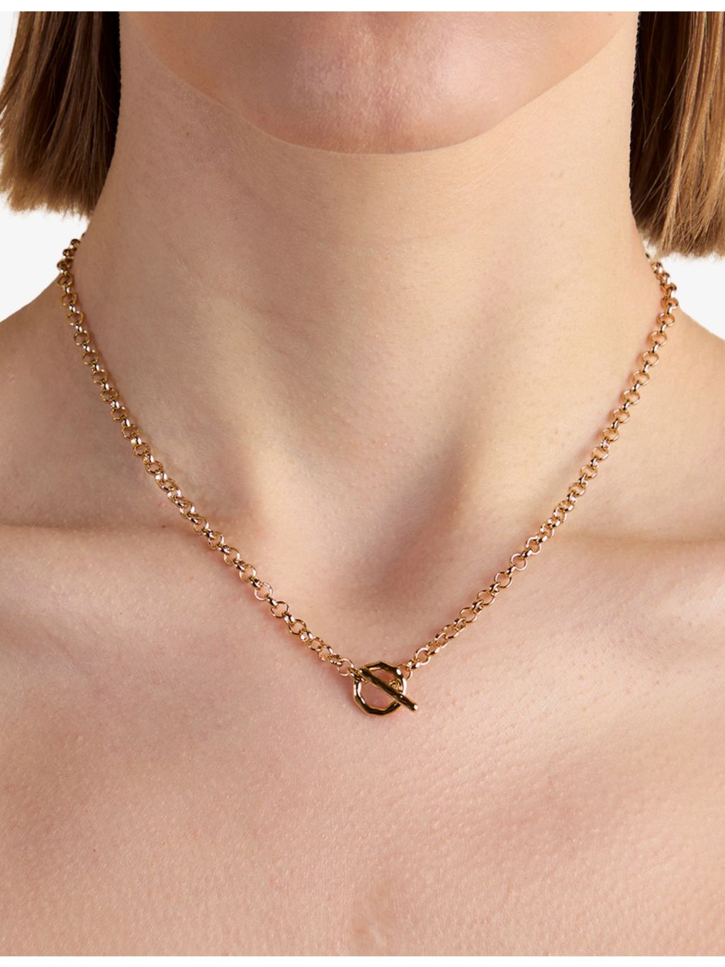 Astrid and Miyu Rolo T-Bar necklace 45cm - British product