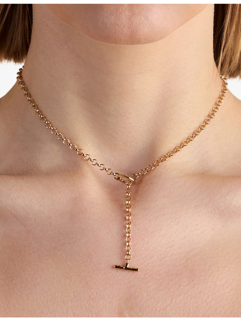 Astrid and Miyu Rolo T-Bar necklace 45cm - British product