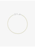Astrid and Miyu rhodium-plated cubic zirconia tennis bracelet 16.5cm (British brand)