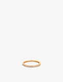 Astrid and Miyu 18ct Yellow Gold-Plated Sterling Silver Cubic Zirconia Stacking Ring