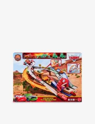 Disney Cars Rescue Road Raceway playset with vehicles, imported from the UK