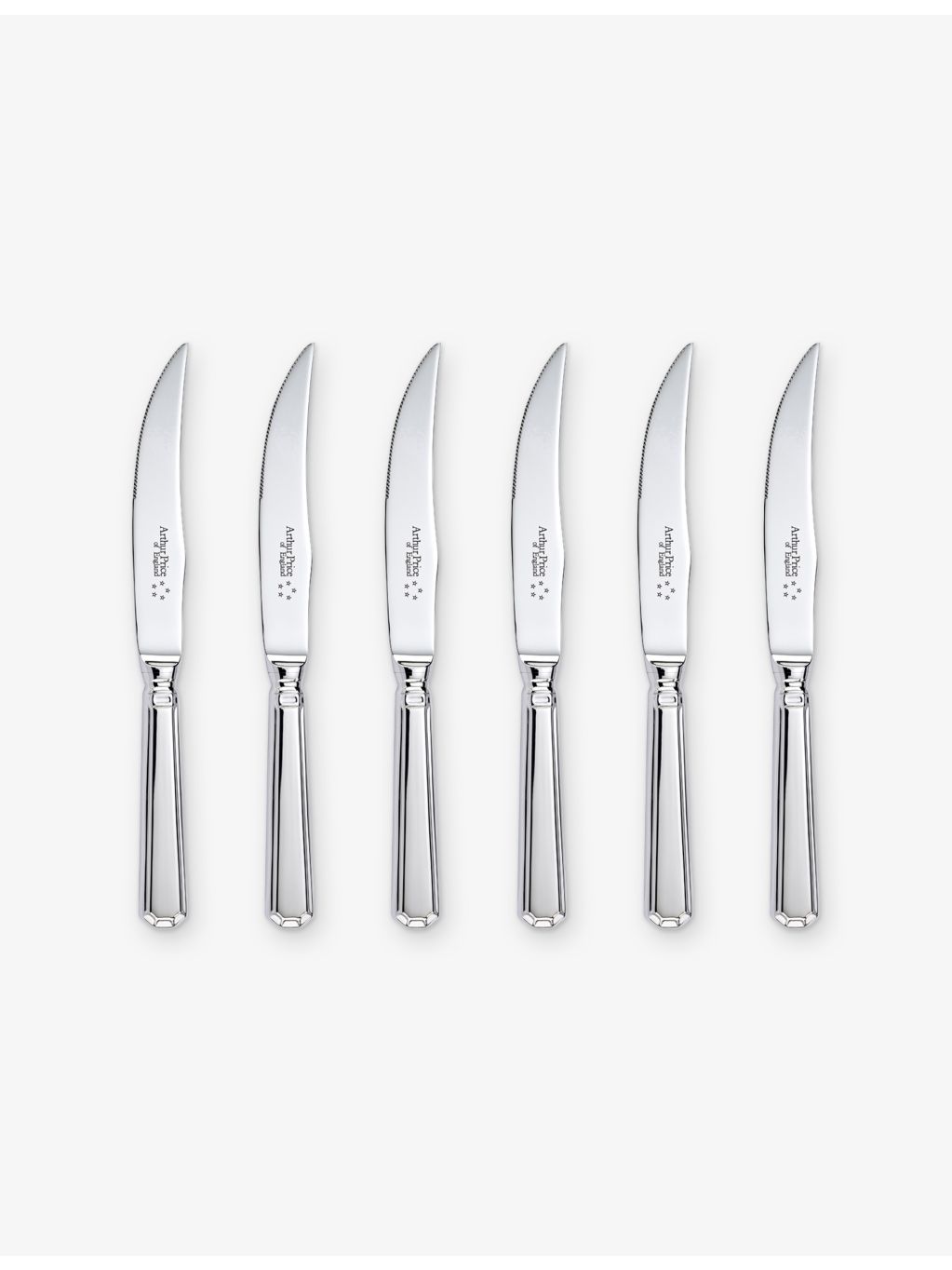 Arthur Price steak knives set of six 22cm (British brand)