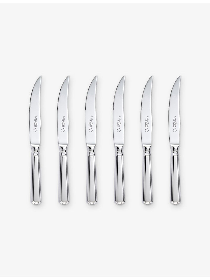 Arthur Price steak knives set of six 22cm (British brand)