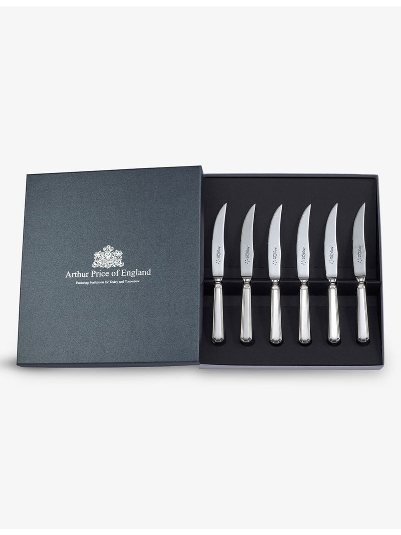 Arthur Price steak knives set of six 22cm (British brand)