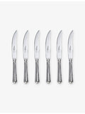 Arthur Price set of six silver-plated steak knives, UK version