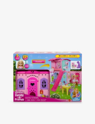Barbie Chelsea pop-up house playset with doll and accessories, UK version