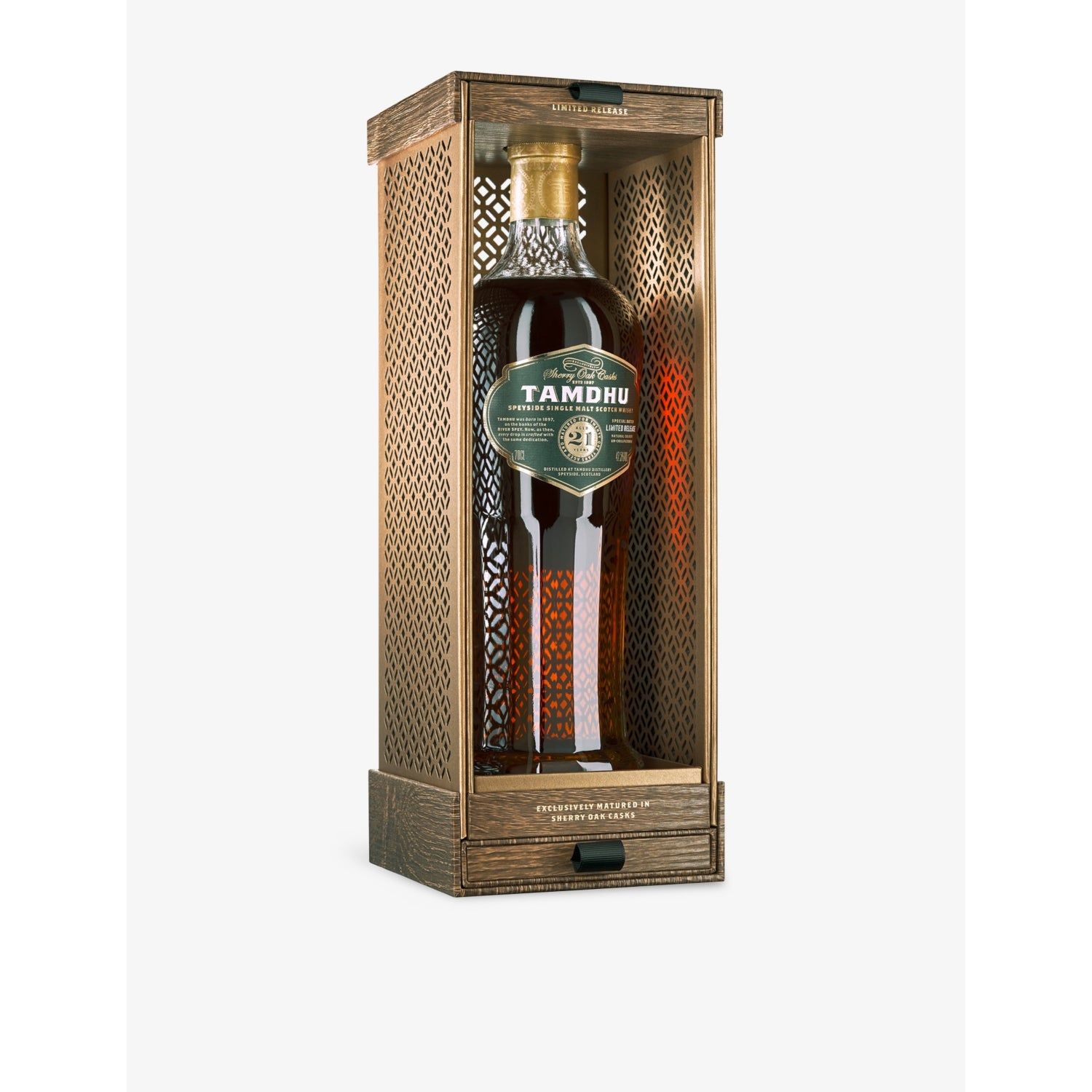 Tamdhu Speyside 21-year-old single malt Scotch whisky 700ml - British product