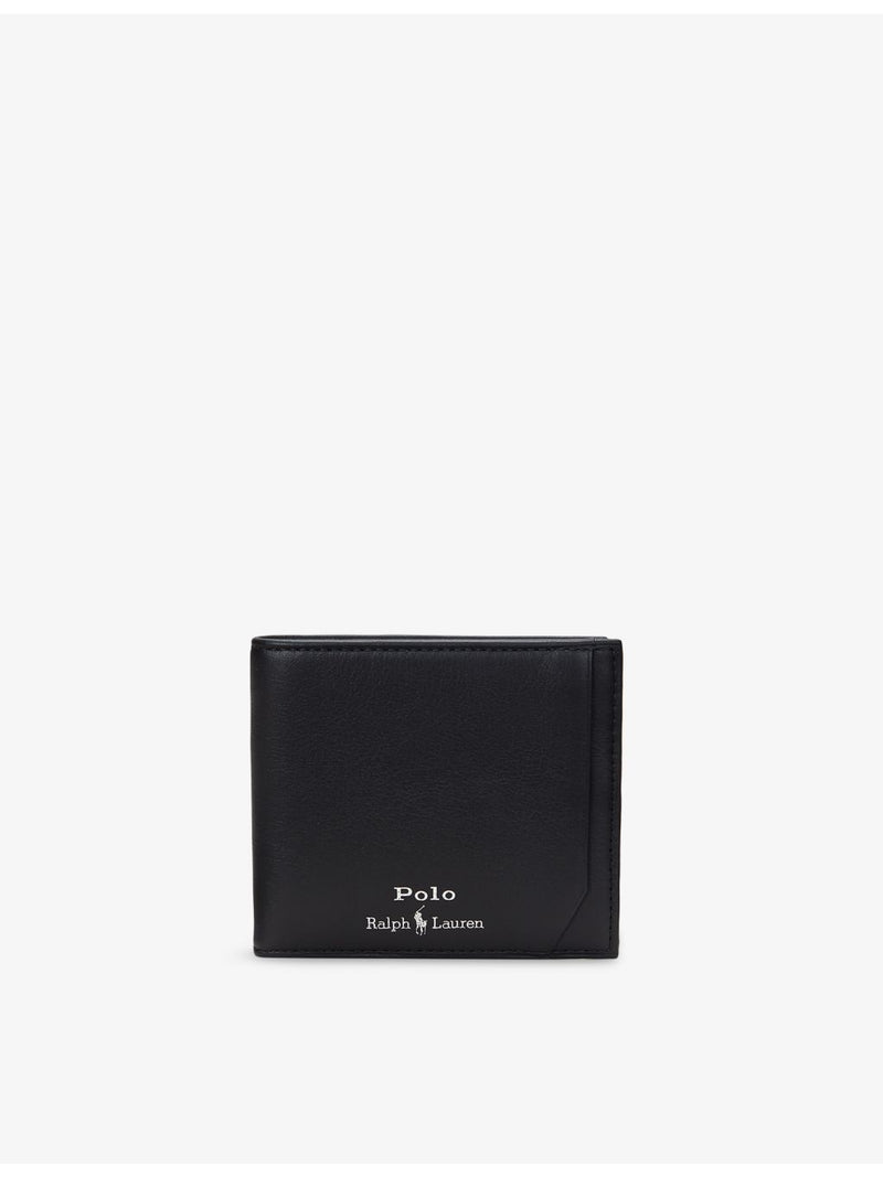 Polo Ralph Lauren leather billfold wallet logo print, UK version