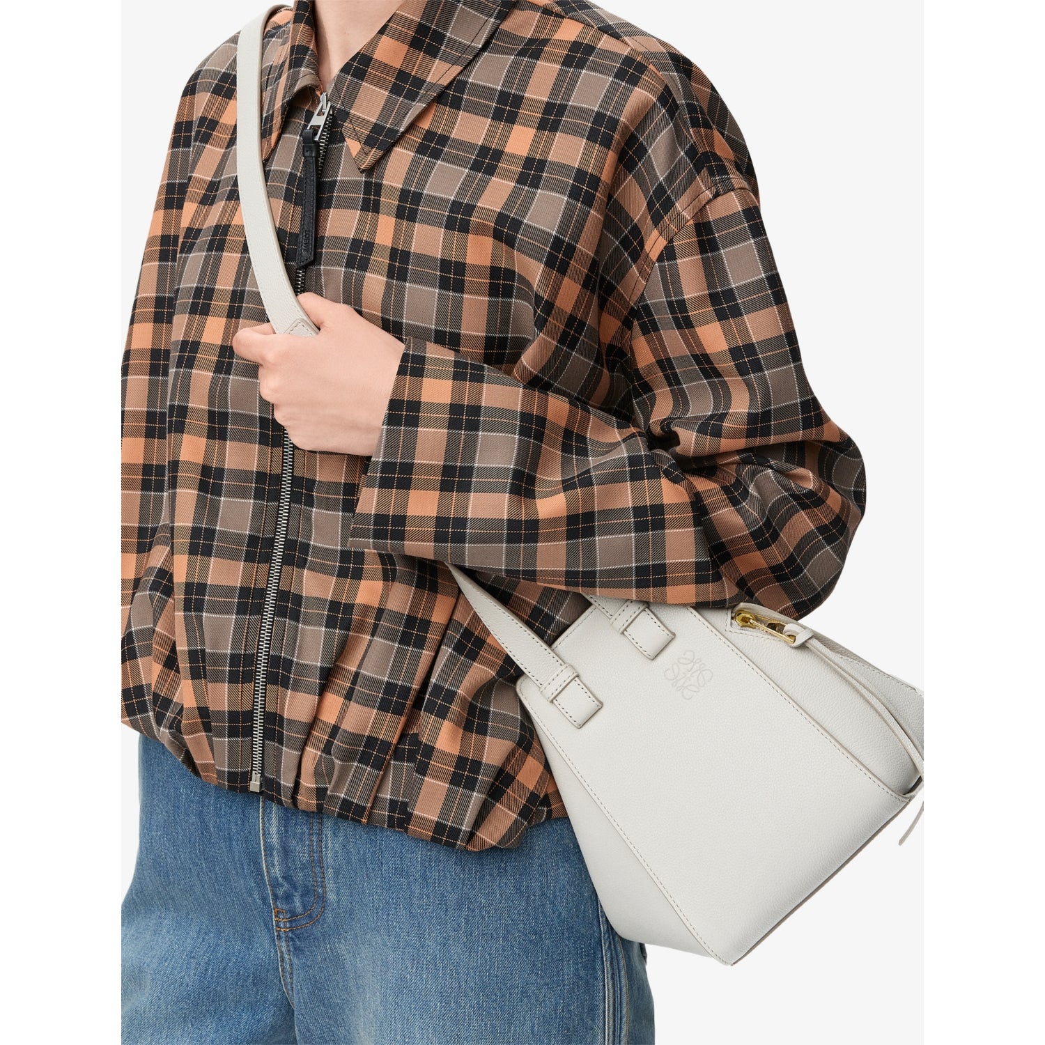Loewe Hammock Compact leather top-handle bag - British product