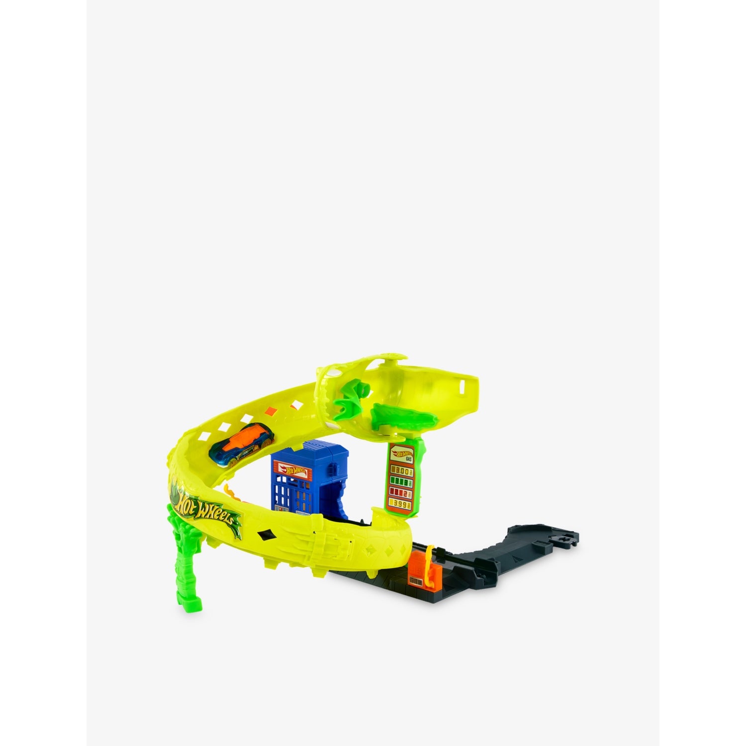Hot Wheels Snake Attack Gas Station playset with car (British brand)