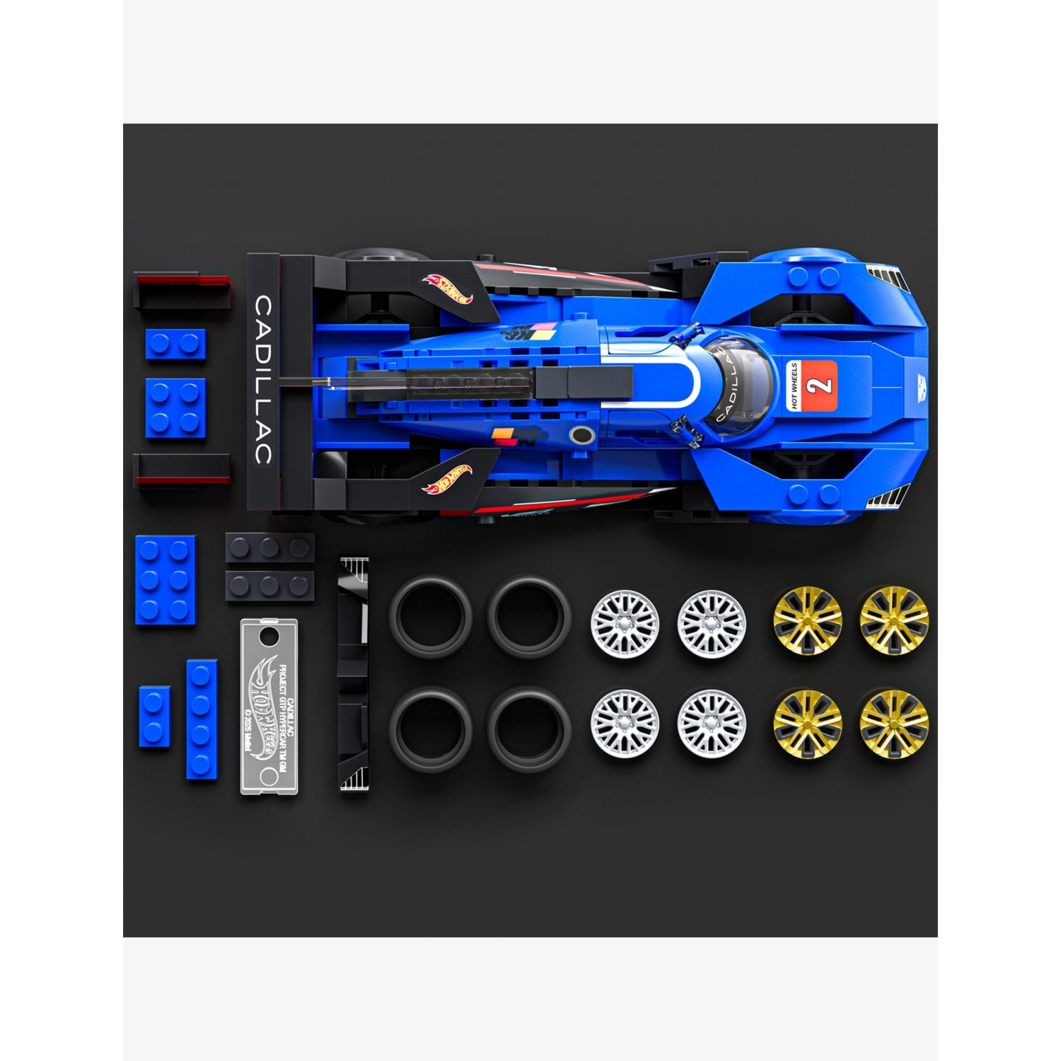 Mattel Hot Wheels Cadillac GTP Hypercar building kit, imported from the UK