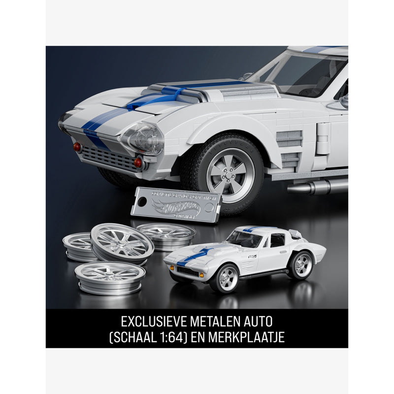 Hot Wheels Corvette Grand Sport building kit 918 pieces (British brand)