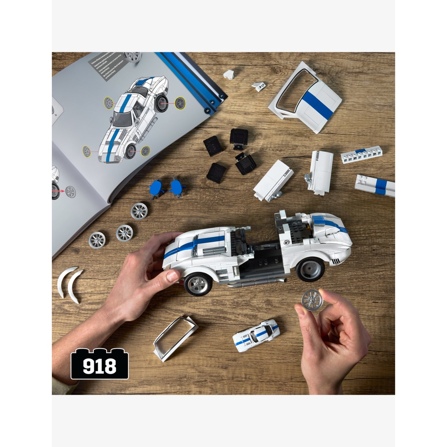 Hot Wheels Corvette Grand Sport building kit 918 pieces (British brand)