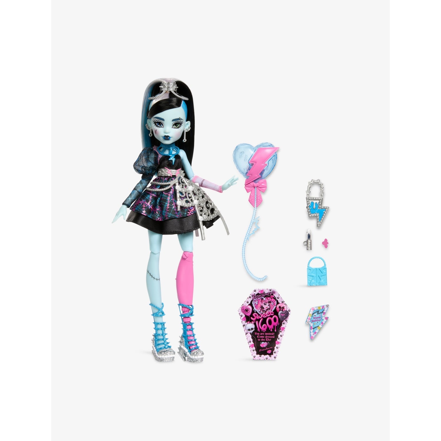 Monster High birthday Frankie Stein doll 32cm, imported from the UK