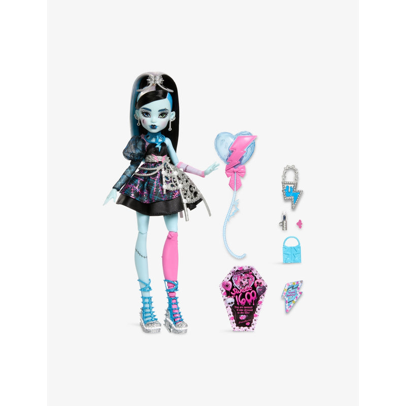 Monster High birthday Frankie Stein doll 32cm, imported from the UK