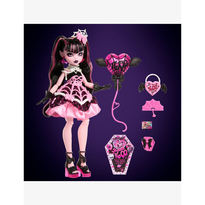 Monster High Scary Sweet Birthday Draculaura doll 32cm, UK version