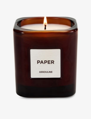 Assouline Library Paper scented candle 260g - British product