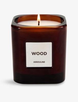 Assouline Library Wood scented candle 260g, UK version