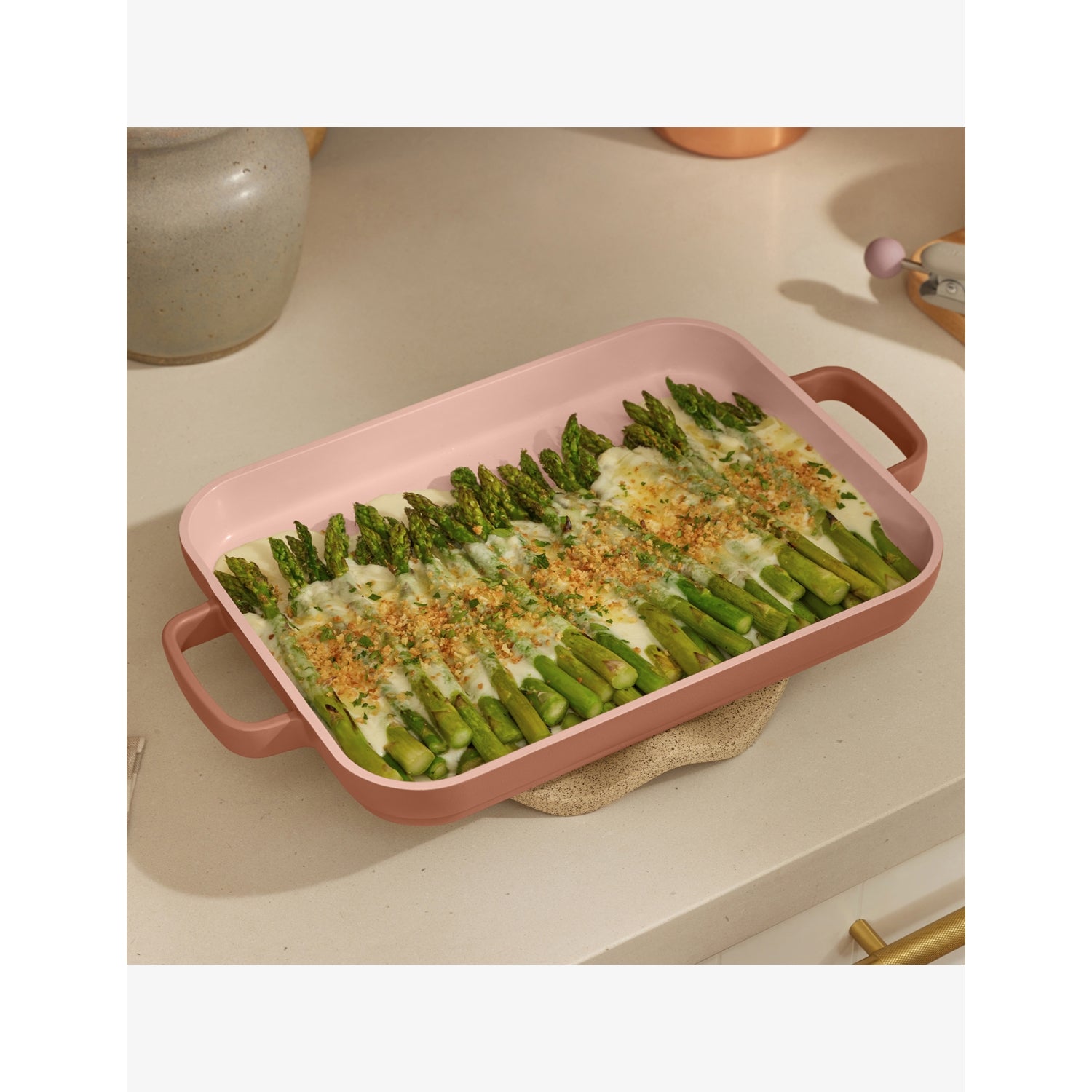 Our Place mini aluminium griddle pan, imported from the UK
