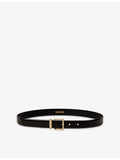 Sandro leather belt with adjustable buckle, imported from the UK