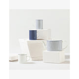 Wedgwood Gio Blue Line bone china mug 293ml - British product