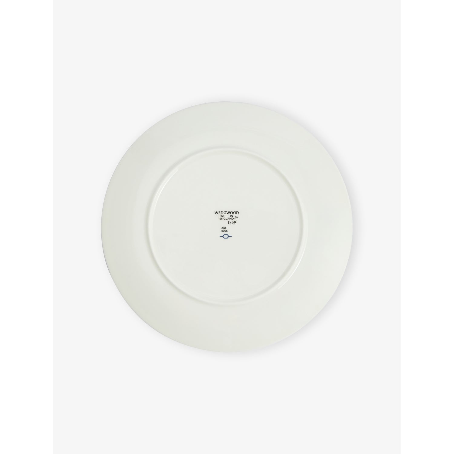 Wedgwood Gio pinstripe bone-china plate 24cm - British product