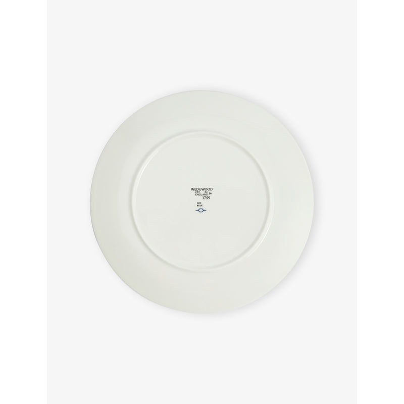 Wedgwood Gio pinstripe bone-china plate 24cm - British product