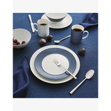 Wedgwood Gio pinstripe bone-china plate 24cm - British product