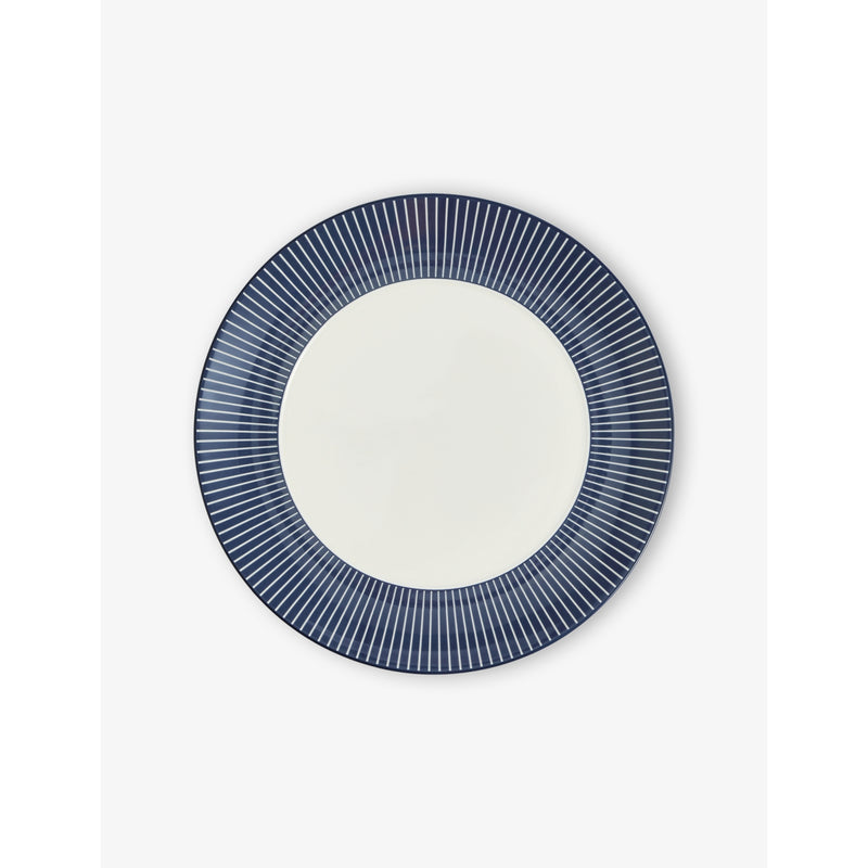 Wedgwood Gio pinstripe bone-china plate 24cm - British product