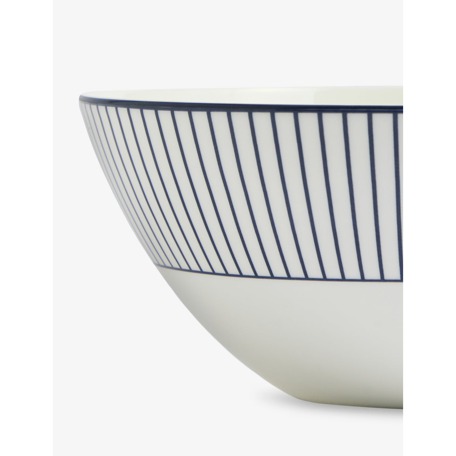 Wedgwood Gio pinstripe bone-china bowl 16cm (British brand)