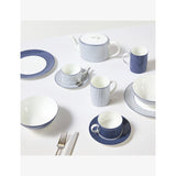Wedgwood Gio pinstripe bone-china bowl 16cm (British brand)