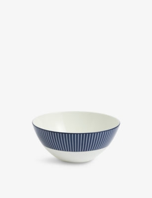 Wedgwood Gio Pinstripe bone china bowl 16cm (British brand)