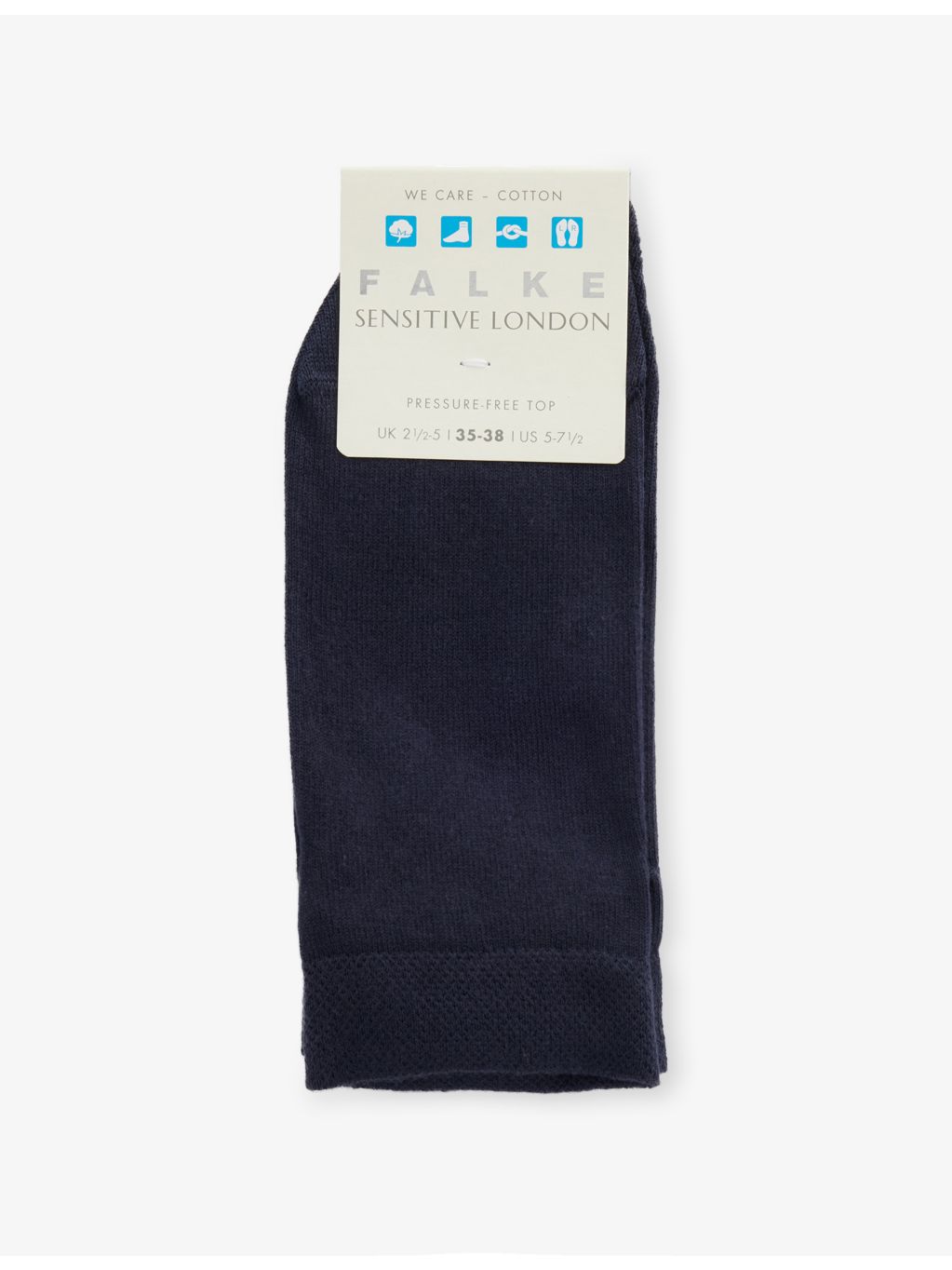 FALKE Sensitive London stretch-cotton blend socks (British brand)