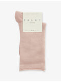 FALKE shiny calf-length knit socks, imported from the UK