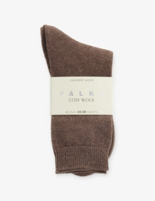 FALKE Cosy Calf-Length Knit Socks