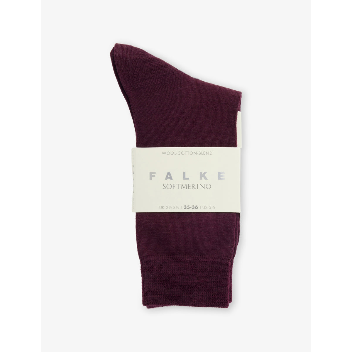 Softmerino Stretch-Wool Blend Socks - EUR 35-36/2-3 UK WOMEN