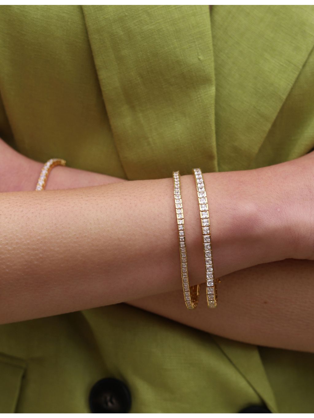 CARAT London Kayla tennis bracelet 16cm, UK version