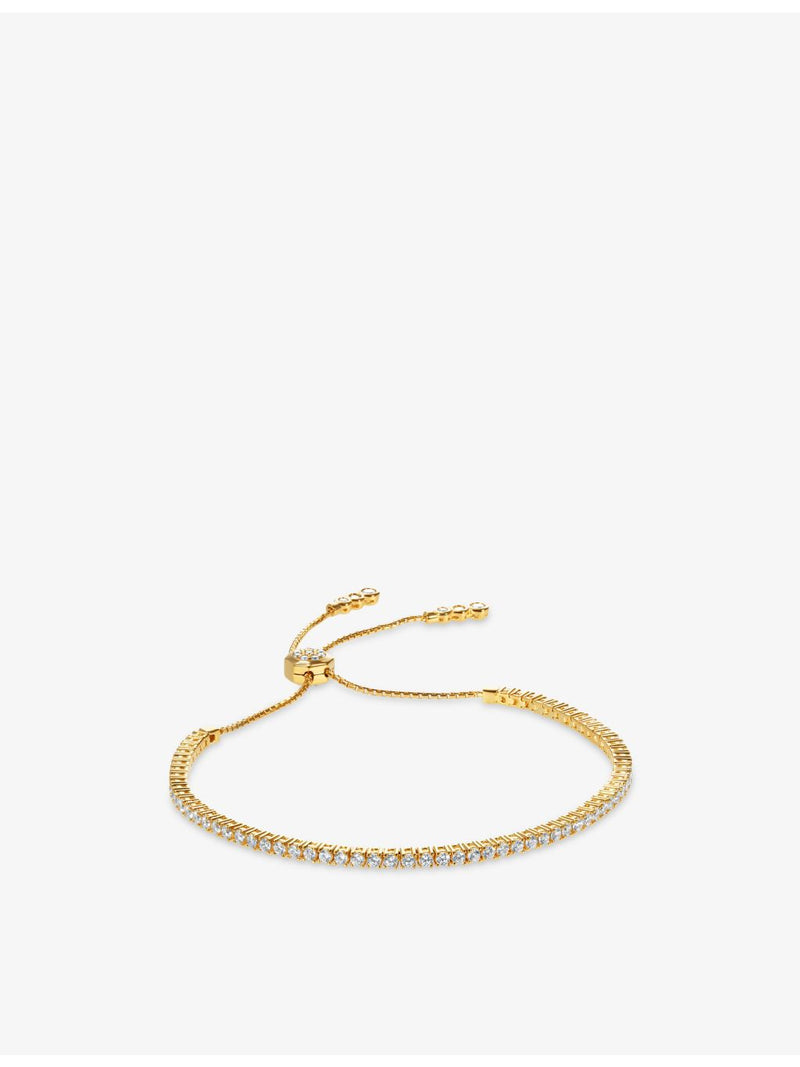 CARAT London gold vermeil cubic zirconia bracelet 21cm, imported from the UK