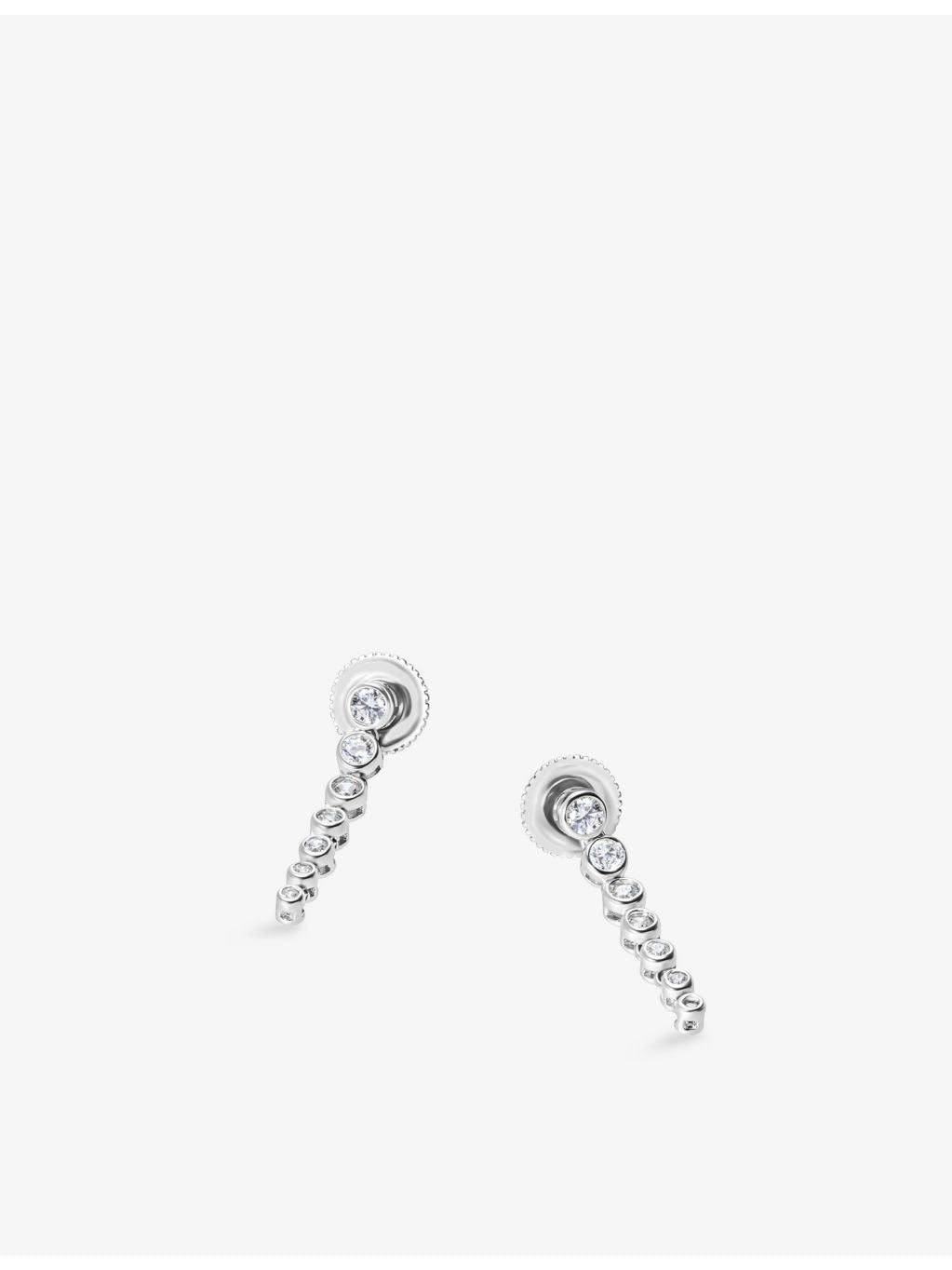 CARAT London Baby Quentin sterling silver drop earrings, UK version
